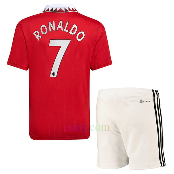 Camiseta Manchester United 1ª Equipación 2022/23 Niño Cristiano