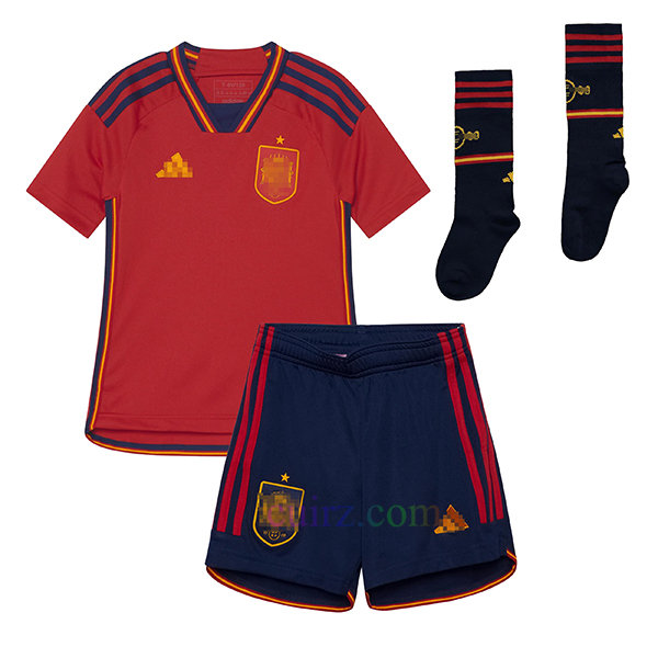 España Kit niño | Conjunto para niño de la Selección Española | Primera  equipación para niño España