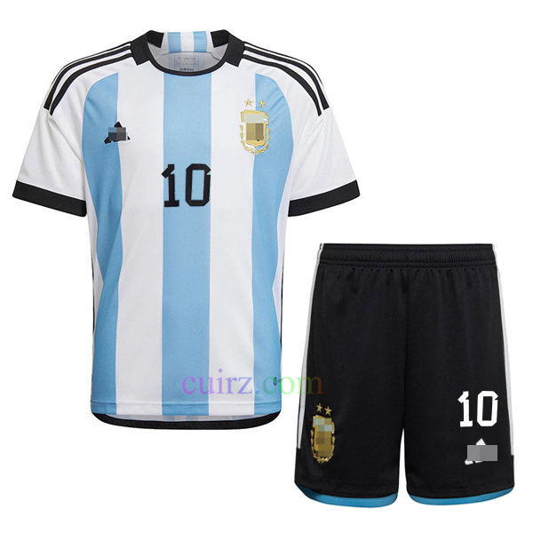 Camiseta Argentina 1ª Equipación 2022 Niño Messi - Cuirz
