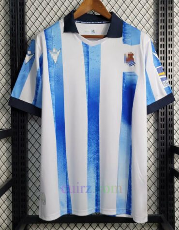 Camiseta Macron Real Sociedad 2023 2024 azul blanca